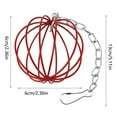 thumbnail image 2 of Stainless Steel Hay Feeder Hanging Forage Dispenser for Rabbits Pigs Small Durable, 2 of 3