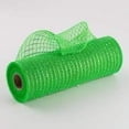 thumbnail image 2 of 10 inch x 30 feet Deco Poly Mesh Ribbon (10 inch x 10 Yards (30 feet), Lime Green with Lime Foil), 2 of 2