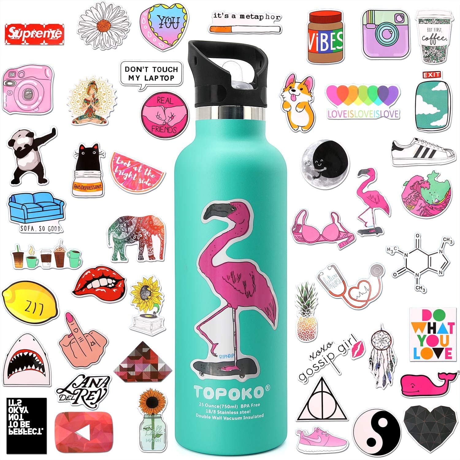 Buy stickers to decorate hydro flask Hot Sale