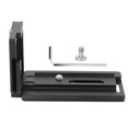 thumbnail image 1 of Aluminium Alloy L Shape Quick Release Plate Vertical Shooting Board for Sony A6300 Camera, 1 of 9