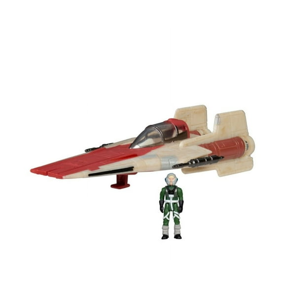 Star Wars A-Wing Pilot with Micro Galaxy Squadron Action Figure Sets