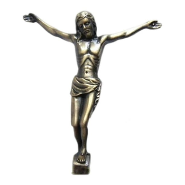 Aleación de zinc, de Jesús , estatua cristiana, modelo , crucifijo decorativo, accesorios de cruz de pared, , decoración de