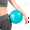 Turkis, variant on 9 Inch Pilates Ball with Inflatable Straw,Core Ball, Mini Pilates Ball for Physical Therapy, Small Exercise Ball Between Knees, Small Workout Ball for Barre,Yoga,Workout,Office&Home Gym
