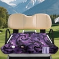 thumbnail image 3 of XYZCANDO Halloween Bat Tie Dye Golf Cart Seat Cover - 2-Seat Non-Slip Terry Cloth Cover with 4 Pockets for Golf Cart Accessory, 3 of 8