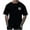 B Black, variant on Idoravan Mens Shirts Casual Stylish Mens Shirts under $5.00 Summer Fashion Casual Men's Round Neck Printed T-shirt Top