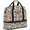Multicolour 3, variant on Herdesigns Mexican Talavera Tile Foldable Travel Duffel Bag for Women Men, Gym Tote Bags with Shoe Compartment, Waterproof Carry On Weekend Overnight Bag
