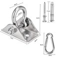 thumbnail image 5 of Ensemble de Suspension pour Hamac 2 Pcs, Crochets Ultra Durables pour Balançoire Rotative Robuste, 5 of 5