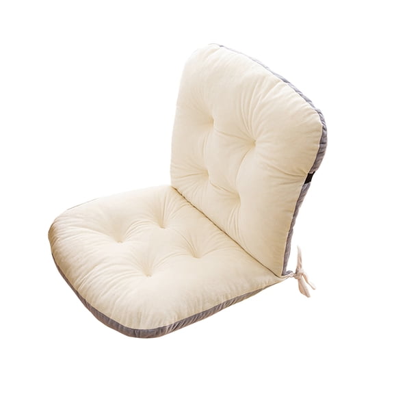 Ycandiee Desk Chair Cushion, Non Slip Rocking Seat Pad with Ties, Soft Seat Cushion with Back Support High Back Desk Chair Cushion for Car Home Dining Room