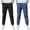 Dark Gray, variant on 2 Pack Boys Slim Fit Pants Lightweight Chino Pants Drawstring Trousers Lightweight Athletic Pant Casual Pant with Pockets School Uniform 3-13 Years