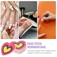 thumbnail image 3 of OULII 20Pcs Nail Buffer Heart Shape for Easy Nail Filing and Professional Use, 3 of 8