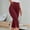 Wine, variant on ZZwxWA Capris Leggings for Women 2025 High Waist Summer Workout Pants Athletic Yoga Pants Stretch Belly Control Cropped Pant Beach