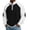 Black, variant on UTSJKR Men's Stand Collar Color Block Waffle Knit Half-Zip Pullover, Casual Sweater Top, Fall Winter Daily Street Outdoor Warm Wear Purple S