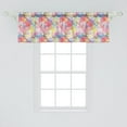 thumbnail image 2 of Ambesonne Abstract Window Valance, Colorful Abstract Foliage, 54" X 18", Multicolor, 2 of 3