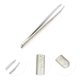 thumbnail image 3 of Ofertas Únicas 1 Pc Pinzas de Cejas con Gradiente de Pegamento para Baño Viaje Hotel Acero Inoxidable Tonalidad Plateada, 3 of 3