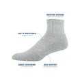 Gildan Men's Active Cotton Ankle Socks, 10 Pairs
