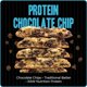 thumbnail image 3 of My Cookie Dealer Galletas proteicas, chispas de chocolate (paquete de 6, galleta de 4 oz) - 21 g de proteína por galleta (hecha con proteína nutricional cruda) - Bocadillos de viaje envueltos individu, 3 of 5