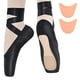 thumbnail image 2 of Zapatos de punta de ballet para niñas y mujeres, zapatos de bailarina con cinta y almohadillas para los dedos, 2 of 8