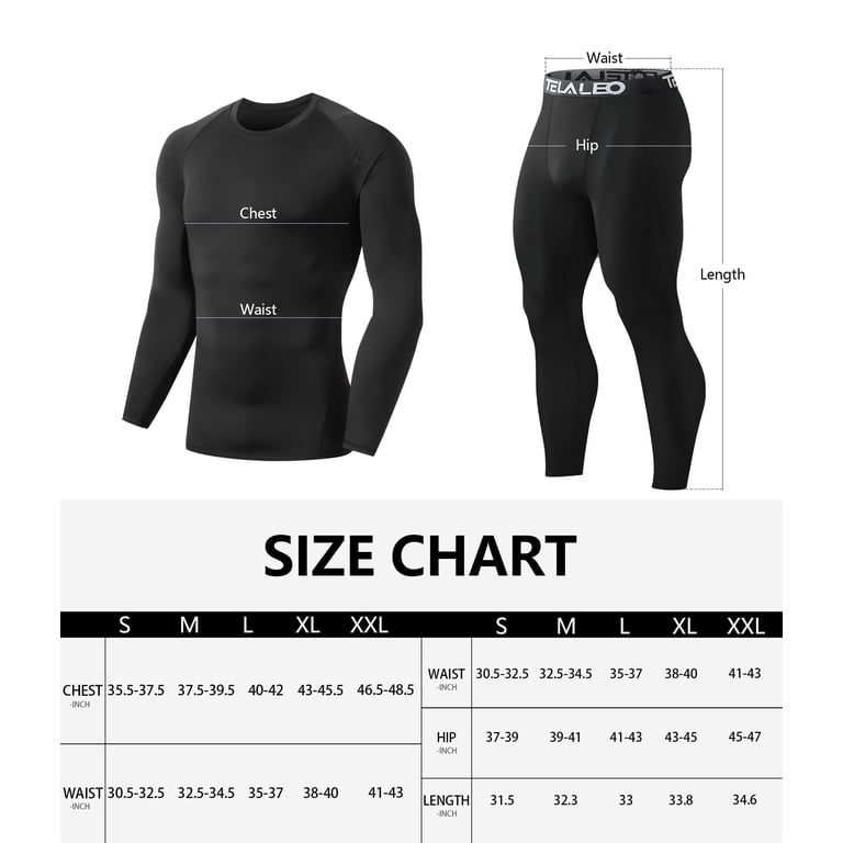 TELALEO Men's Fleece-Lined Thermal Underwear Set photo 2