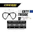 thumbnail image 5 of Cressi Liberty Triside SPE Dive Mask, 5 of 5