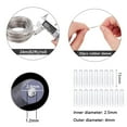 thumbnail image 2 of 10 Gauge Plastic Covered Aluminum Wire with 20 Caps 82FT Silver DIY Jewelry Making Wire for DIY Hair Bows Shaping Brim Hat and Other Crafts Project, 2 of 9