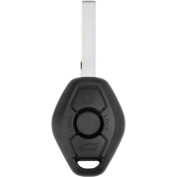 Key Fob Replacement Fits for BMW 3 5 6 7 Series - 325 330 318 525 530 540 E38 E39 E46 M5 X3 X5 Z4 Z8, System Keyless Entry Remote Control Car Key Fobs, ID44 Chip, 315MHz, LX8FZV, 6955750