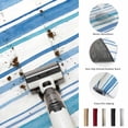 thumbnail image 5 of Area Rugs 3'x5', Blue Teal Striped Carpet Runner Indoor Outdoor Rugs Home Decor Aesthetic, Farmhouse Stripes Modern Art Non Slip Mats Washable Accent Rug for Living Room Bedroom, 5 of 8