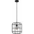 thumbnail image 1 of Home Decor Hakissa 1 Light Black Pendant - Black, 1 of 1
