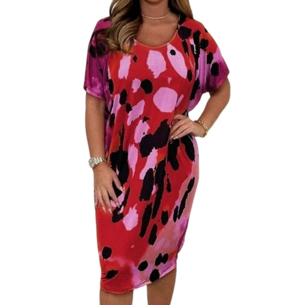 Animal print dress xl sale
