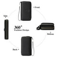 thumbnail image 2 of GAEKEAO Women’s Bifold Wallet Rfid Blocking Leather Organizer with Wristlet 45 Card Slots, 2 of 8