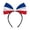 D - 22.8cm, variant on Headbands Bow Shaped Soccer Fan Accessories Cheering Props For Game Day Themed Parties ,Brazil - 22.8cm
