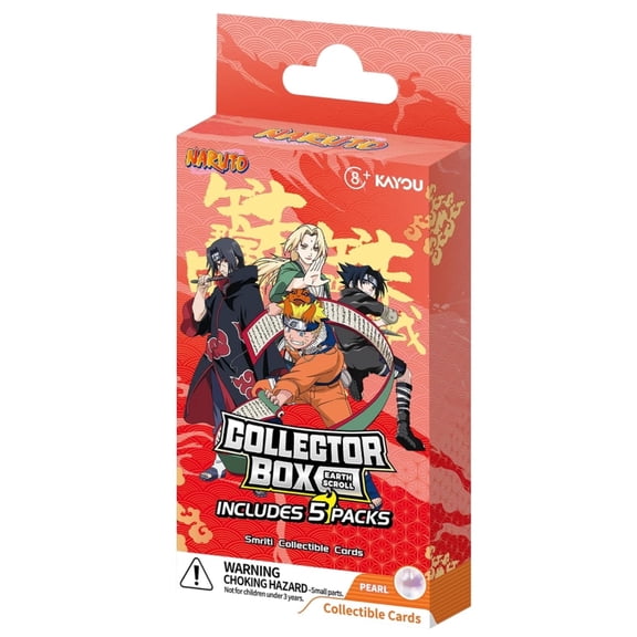 Collectible Naruto Kayou Official Collectible Trading Cards - Smriti Earth Scroll Series 2 Collector Box - 5 Packs, 35 Cards