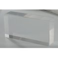 thumbnail image 3 of CiaoHER 2in Thickness Solid Acrylic Cube Display Block Clear Polished Pedestal Stand Riser Solid Base 2" x 4" x 8", 1 Pack, 3 of 6