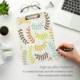 thumbnail image 4 of FMSHPON Colorful Retro Leaves Clipboard Hardboard Wood Nursing Clip Board and Pull for Standard A4 Letter 13x9 inches, 4 of 7