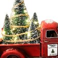 thumbnail image 3 of Camión rojo vintage con mini árbol de Navidad Luces LED decorativas para camión rojo navideño, 3 of 8