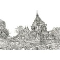 thumbnail image 2 of Wang, Melissa 18x13 White Modern Wood Framed Museum Art Print Titled - Chiang Mai I, 2 of 4