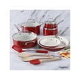 thumbnail image 4 of Martha Stewart Batterie de cuisine 14 pièces Rouge, 4 of 8