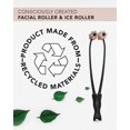 thumbnail image 3 of Rodillo de hielo y lifting facial Kitsch: masajeador facial 2 en 1 para ojos hinchados | Esculpedor de mand&#2013265933bula | Masaje facial y de cuello, 3 of 7
