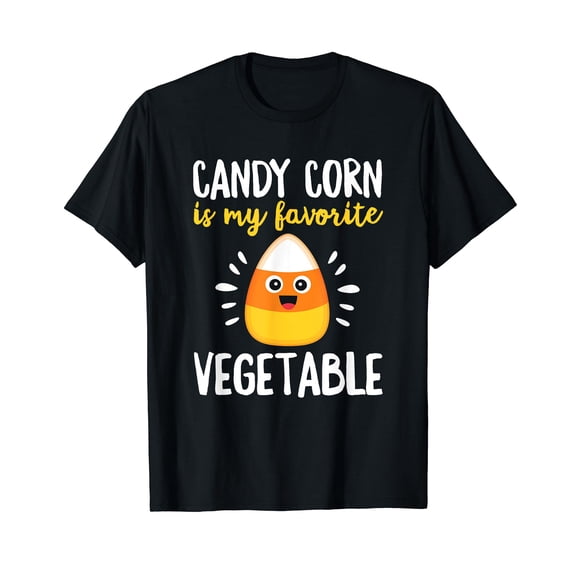 Candy Corn Is My Favorite Vegetable Funny Halloween Costume T-Shirt