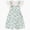 Green, variant on kaprioy Toddler Baby Girls Summer Outfits 12 18 24 Months 2T 3T 4T 5T Solid Color Ribbed Short Sleeve T-Shirt with Daisy Printed Overall Shorts 2 Pcs Suspenders Suit