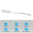 thumbnail image 3 of Outlet Splitter, Surge Guard Electrical Outlet Extender with USB-A Type-C 2 AC Outlets for Table, 3 of 7