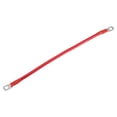 thumbnail image 1 of Unique Bargains 6 AWG Battery Cable 30cm 1FT 6 AWG Gauge Car Battery Inverter Cable with 5/16 Inch Lugs Pure Copper Red, 1 of 7