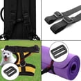 thumbnail image 4 of CooBigo, 12 Uds., 1-1/4 pulgadas, deslizador curvo de plástico negro, hebillas de tres anillos ajustables para Collar de perro, arnés, correas para mochila, FLC129-B3, 4 of 5