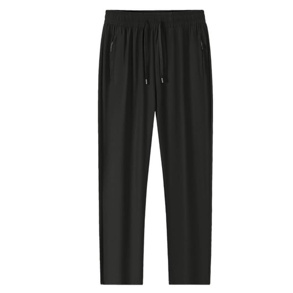 DHFJKG Womens Athletic Pants Lightweight Outdoor Hiking Stretchy Straight Leg Loose Fit Pants With Zipper Pockets Travel Outfits Drawstring Elastic Waist Soft Trousers
