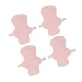 thumbnail image 2 of 4 almohadillas menstruales lavables antifugas, transpirables, de algodón puro, respetuosas con la piel, reutilizables, para mujeres, color rosa, 2 of 8