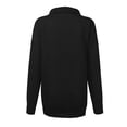 thumbnail image 4 of Brilliant Womens Shirts Blouse Women Fall Winter Color V-Neck Long Sleeve Tops Pullover Blouse Sweatshirts Clearance Clothes under $5.00, 4 of 7