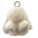 thumbnail image 5 of Llavero de Coche Suave Conejo Pompom, Colgante Hecho a Mano de Piel Falsa de 10 cm Llavero Lindo, 5 of 7