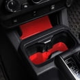 thumbnail image 5 of TINKI For Toyot@ Tacoma 2015 2016 2017 2018 2019 2020 2021 2022 2023 Soft Carbon Fiber 3D Sticker Car Central Control Cup Holder Groove Mat Stickers Interior Car Accessories, 5 of 14
