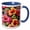 Blue/White, variant on 3drose, Hibiscus Hawaiian Floral Aloha Friday, 11oz Two-tone Yellow Mug
