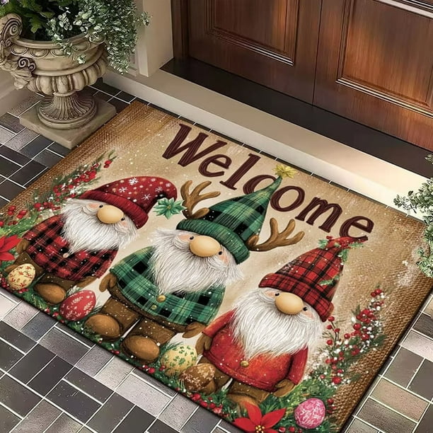 Alfombra de entrada | Alfombra antideslizante y absorbente para el hogar | Alfombra absorbente para cocina, baño y recibidor | Alfombra de poliéster para interiores de 40x60 cm