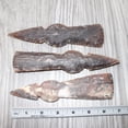 thumbnail image 2 of 3 Stone Ornamental Tomahawk Heads #6663    Agate Jasper Ax Axe Hatchet, 2 of 5